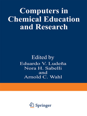 cover image of Computers in Chemical Education and Research
